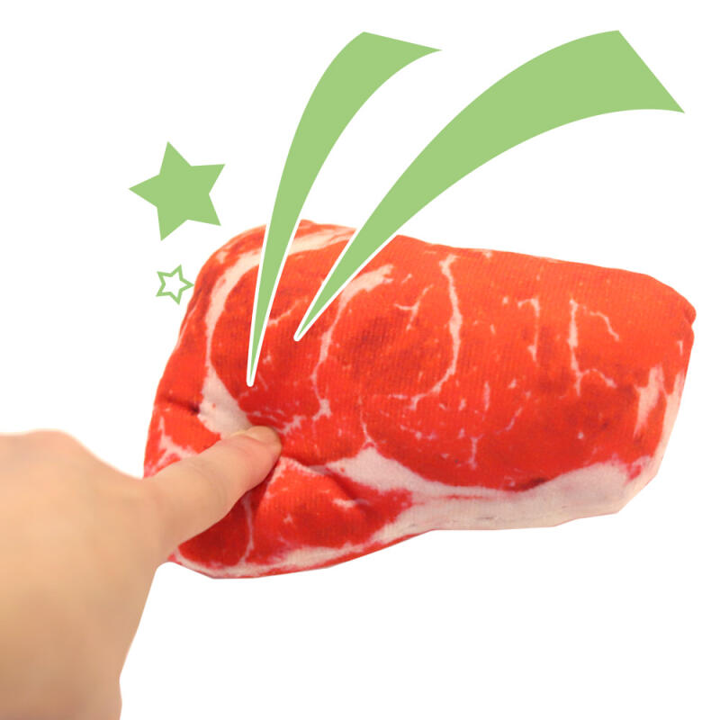 Real Like Pet Squeak Toy (Raw Meat)