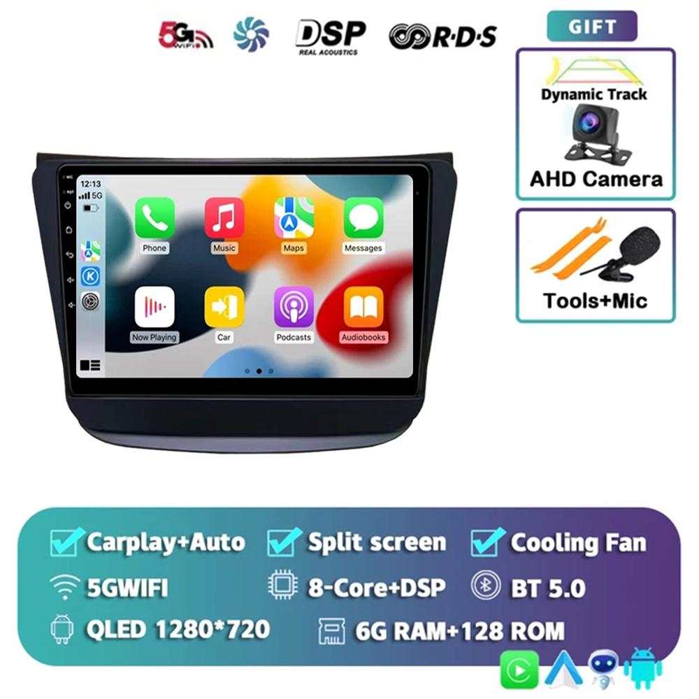 9 inches Android 14 Carplay Auto 4G+WiFi DSP For Suzuki WAGON R 2019+ Car Radio Multimedia Video Player GPS Head Unit Stereo BT