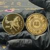 S-1/5Pcs 2026 Horse Year Commemorative Coins Collectible Decoration Metal Crafts Zodiac Horse Souvenir Medal New Year Gift