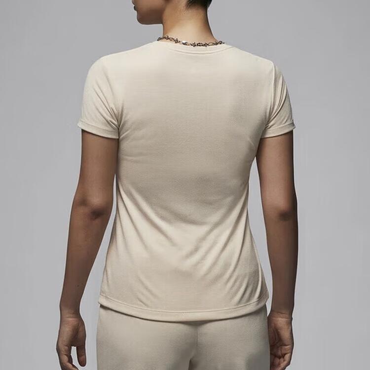 Jordan Regular T Shirt Women's Legendary Light Brown/Vibrant Pink FN5724-203