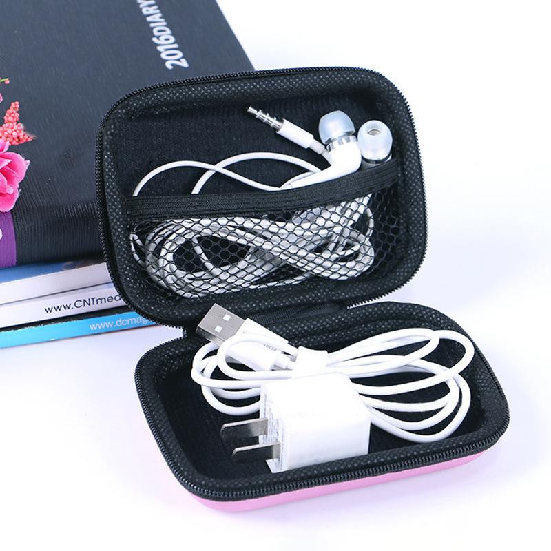 Storage Bag, Data Cable Storage Bag Phone Cable Headphone Storage Box Organizing Bag Change Zipper Bag