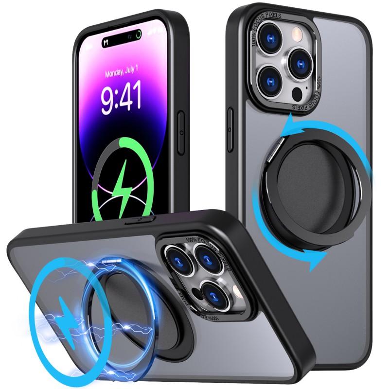 360 Rotating Stand Phone Case IPhone 16 Pro Max 15 14 13 12 11 Shockproof Protective Cover