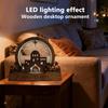 Wooden Desktop Ornaments With Lighting Effects