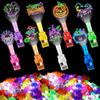 12PCS Halloween LED Finger Lights Neon Party Favors Glow In Dark Rave Party Supplies Goodie Bag Stuffers Prizes