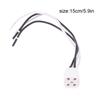 G10Q Lamp Holder With 15/25Cm Long Cable Ring Lamp Plug 4Pins Lamp Base Insulating Tube Ultraviolet Light Lamp Base