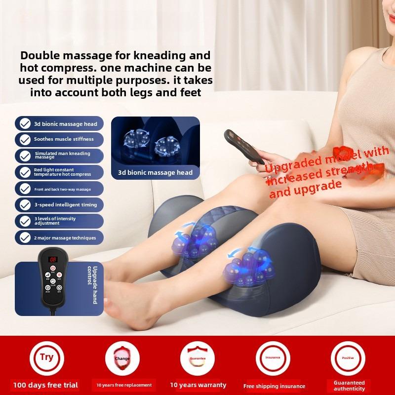 

3D Shiatsu Foot Massager for Circulation Relax, Machine with Deep-Kneading Heat, Calf Massager,Ideal Gift for Mom Dad Friends AU синий