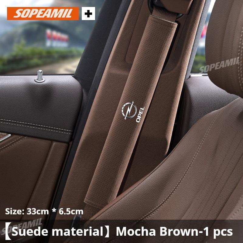 For Opel Astra Corsa Grandland Insignia Mokka Vectra GTC Tigra Vivaro Zafira Combo Crossland-X Car Seat Belt Shoulder Guard Pad