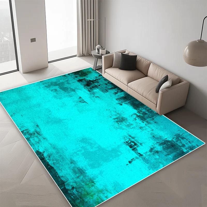 Modern Abstract Carpet Living Room Minimalism Decoration Home Aesthetic Sofa Non-slip Rugs Bedroom Cloakroom Washable Floor Mat
