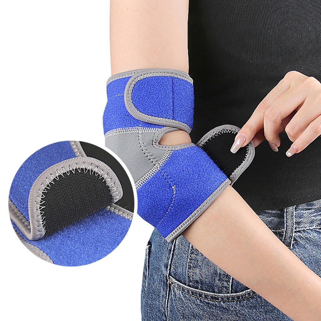 Basketball Elbow Guard Adjustable Elbow Brace Softball Elbow Support Breathable Arm Guard for Cycling Sports Volleyball