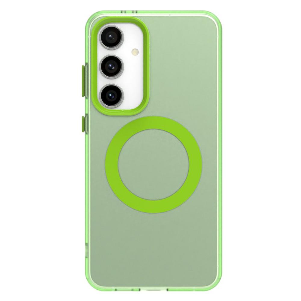 Candy Series For Samsung Galaxy S25+/S24+ Case Compatible with MagSafe PC+TPU+PET Anti-Drop Phone Cover