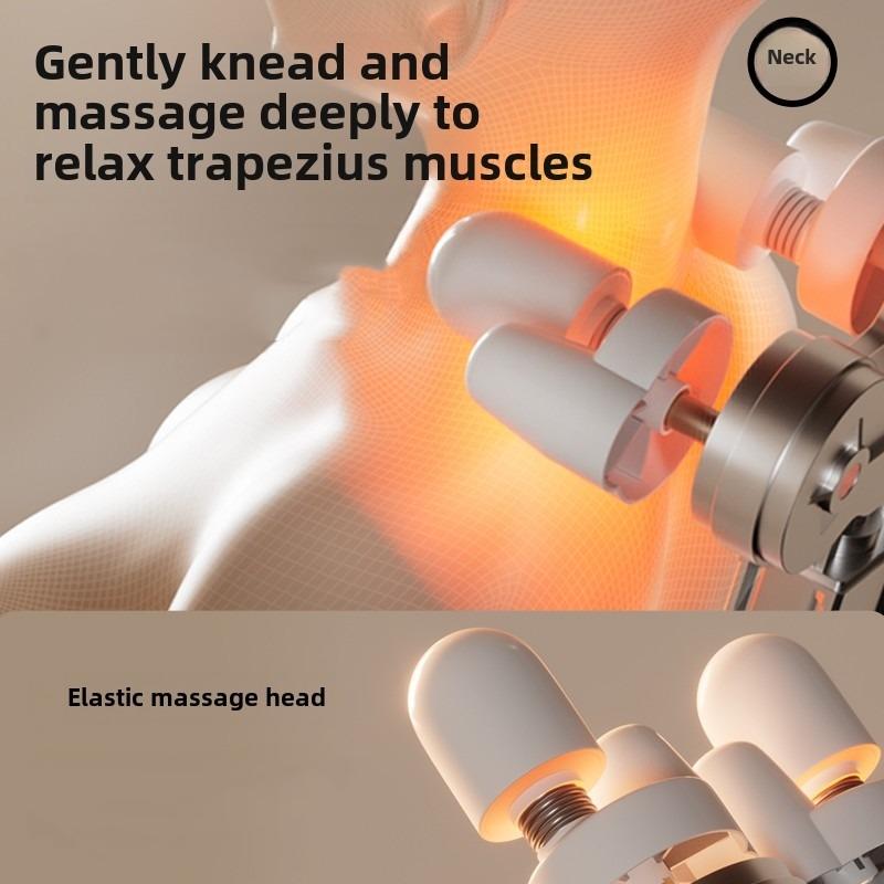 Massage Seat Cushion with Heat Full Body Vibration Warmer Back Massager for Chair Pad Kneading Christmas Gifts for Women Men Hom