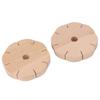 2 Stück Perlenkordel-Scheibe Holz Rund DIY Armband Flechtplatte Webbrett Werkzeuge