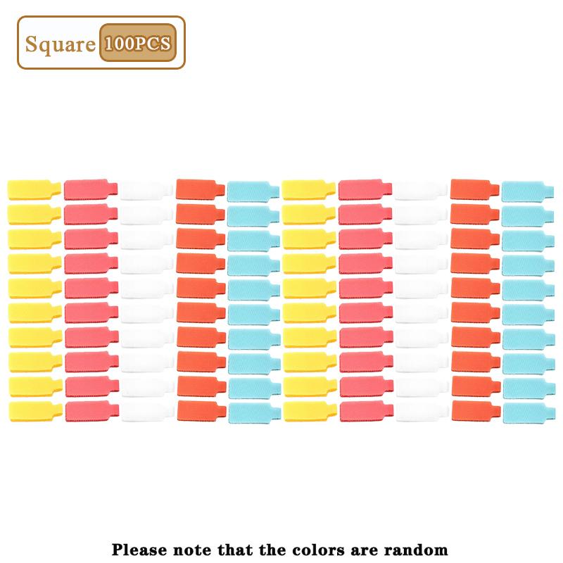 5-100PCS Cable Label Magic Tape Writable ColoredCable Identification Strap Self AdhesiveWire Management Classification Organizer