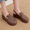 Kerrijade Turtle Slingback B_Brown