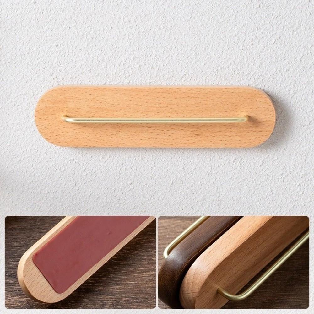 Wall-mounted Coffee Filter Holder Wooden Table Napkin Holder Coffee Filter Rack  Home Barista