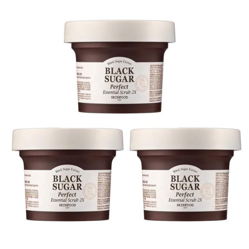 Skinfood Black Sugar Perfect Essential Scrub 2X 210ml (3 Options)