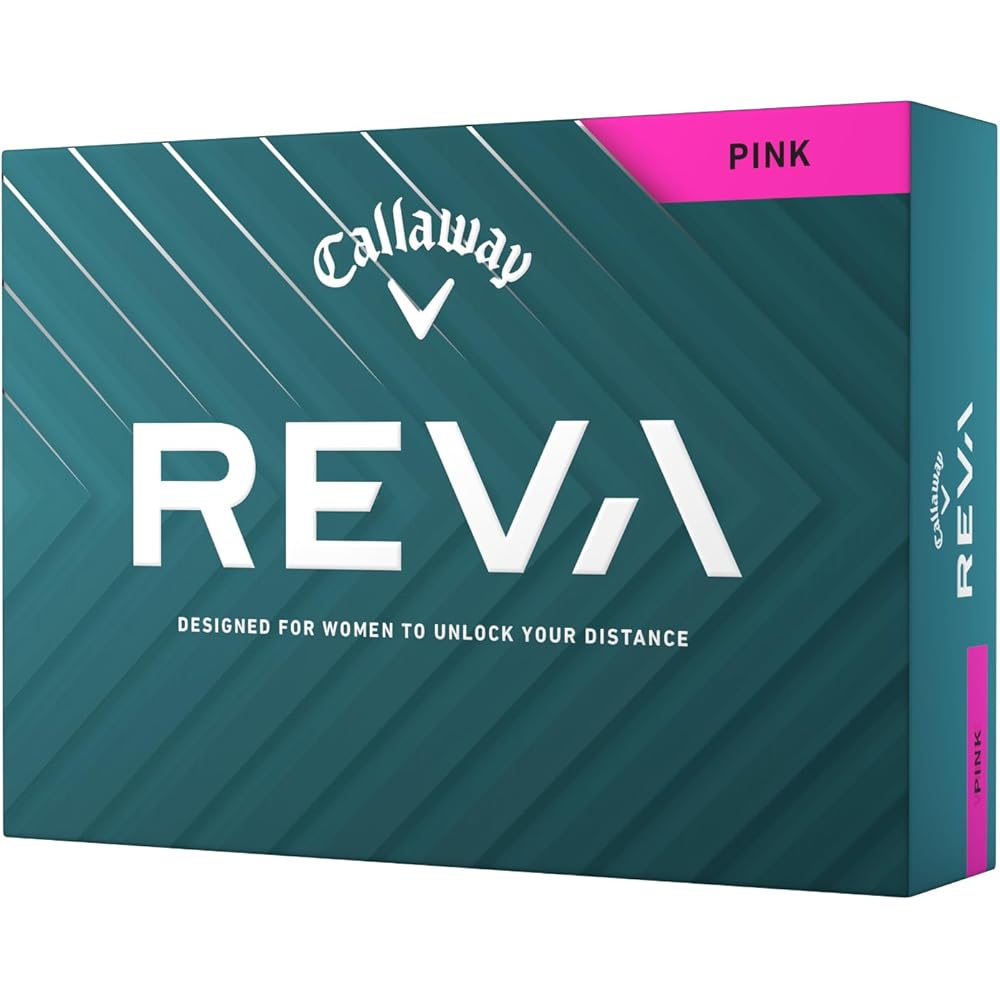 Callaway REVA PNK Golf Balls 25 Pack 2-Piece Structure Pink