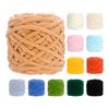 6Rolls DIY Soft Warm Snuggly Chenille Yarn, Velvet Iceland Puffy Yarn, Perfect for Knitting Crochet Sweater, Hat, Scarf, Blanket