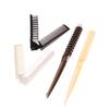 1Pc 2 In 1 Travel Portable  Hair Comb Folding Anti-Static Plastic Comb Hair Brush Compact Pocket Hair Comb