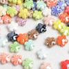 10pcs Fresh Color Ceramic Spacer Loose Beads Handmade Craft Jewelry Making Material  Student