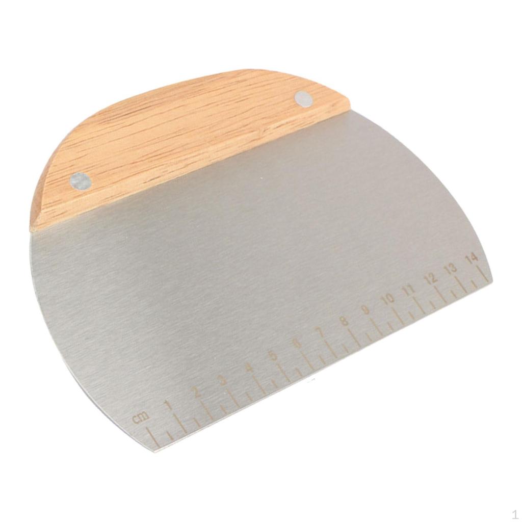 Precision Stainless Steel Pizza Slicer with Handy Measurement Guide