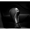 For 2017- Jeep Compass Carbon Fiber Car Interior Gear Shift Knob Cover Trim