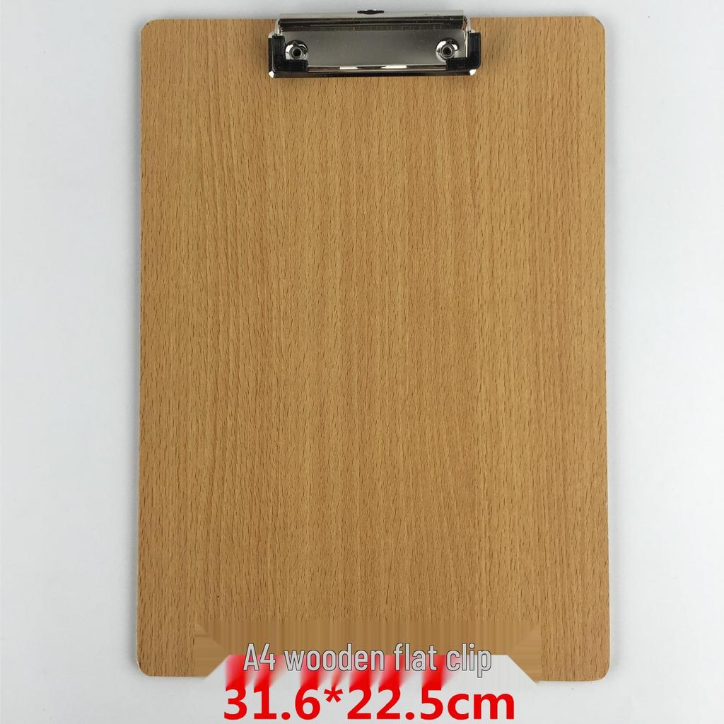 A4 Clipboard with Pen Holder, A5 Writing Pad, A3 Wooden Menu Holder, Cardboard Stationery Board