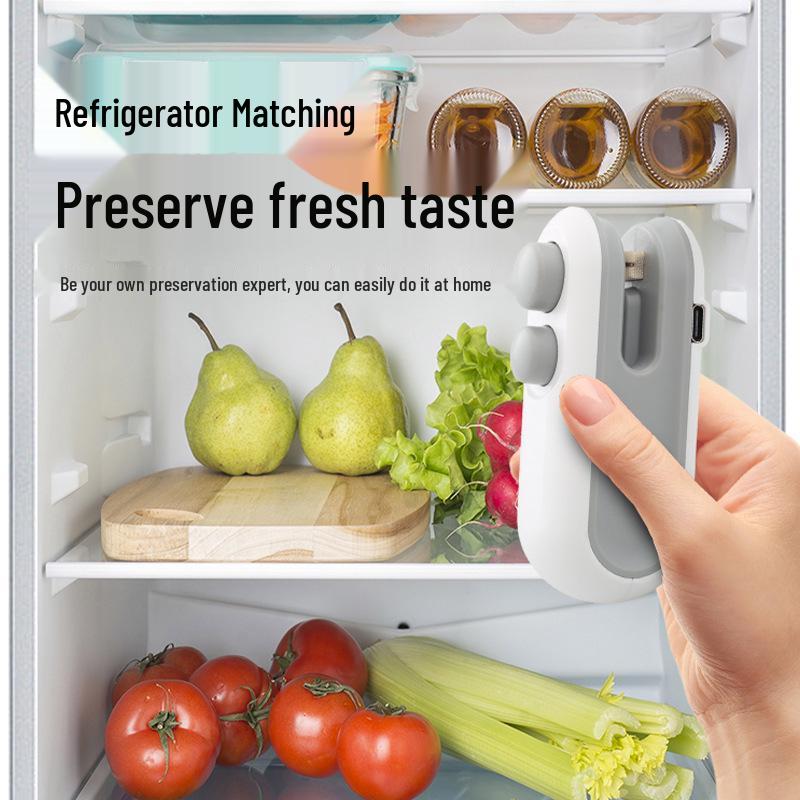Mini Hand-Press Snack Sealer: Small Household Plastic Bag Sealing Machine