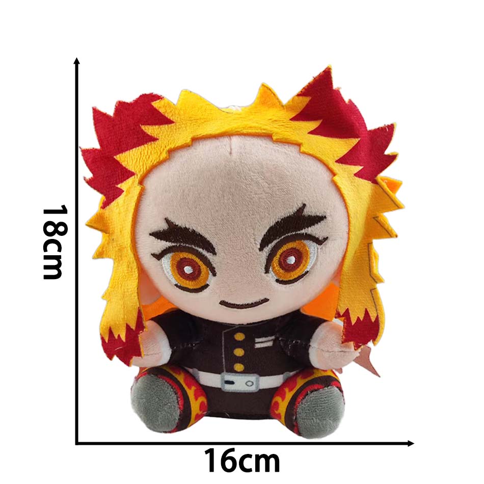 Demon Slayer Plush Stuffed Toys Tsugikuni Yoriichi Tsugikuni Michikatsu Akaza Anime Cartoon Figure Doll Children S Birthday Gift