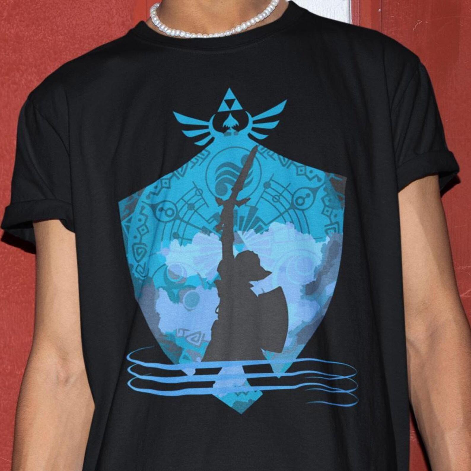 Hyrule Hero Shield Shirt - Legend of Zelda Tee,Link Fan Apparel S