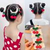 1PCS Cute Sweet Cherry Girls Kids Elastic Hair Bands Children Hair Ties Princess Hair Accessories Baby Headwear