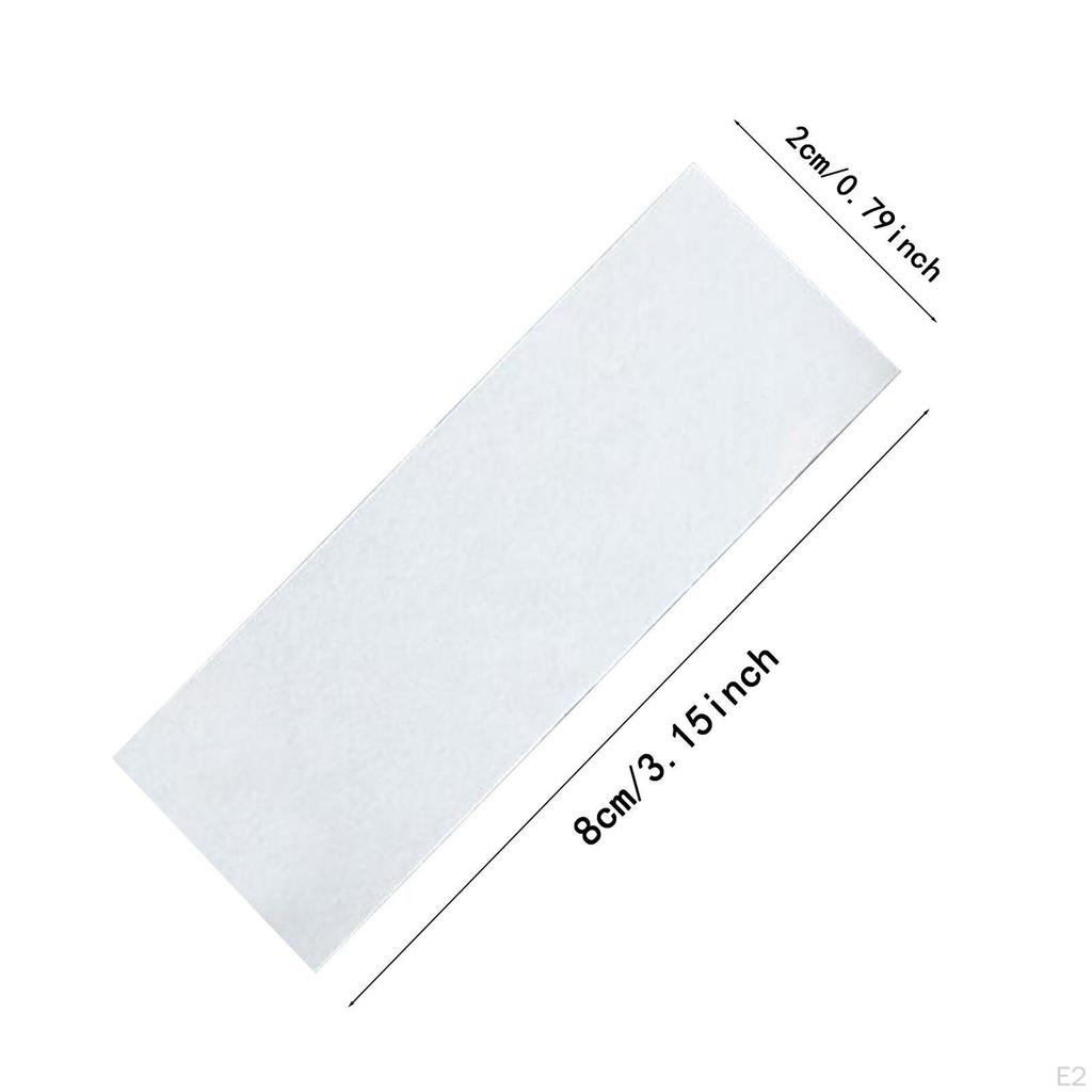 100 de bucăți de tampoane pentru muștiucuri de suflat din lemn, hârtie de curățare pentru saxofon, întreținerea instrumentului.