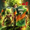 2026 New Adult Men's Dragon Ball NO.10/7 Broly 3D Printed Football Jersey T-Shirt Kids Anime T-Shirt Special Kids Jersey Y2k