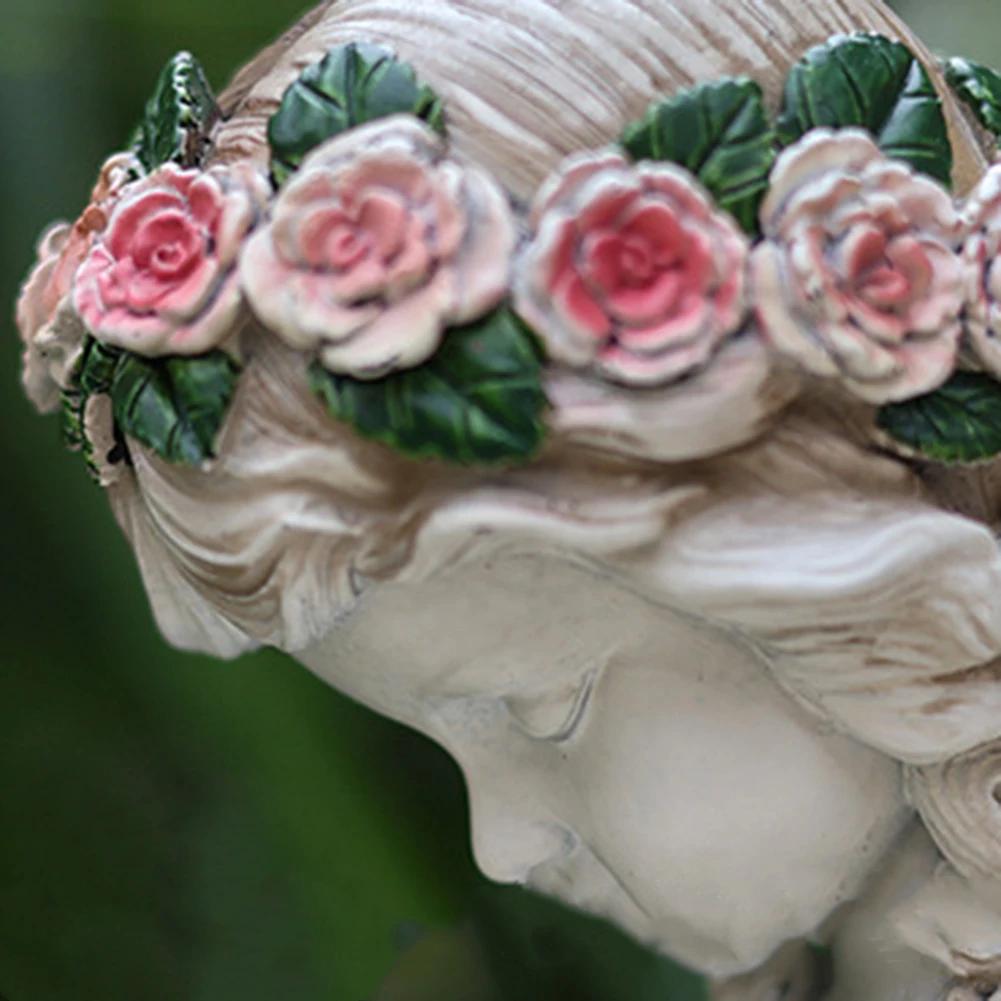 Solar Powered Angel Garden Statue Praying Angel Outdoor Garden Decoration 19*18*24 For Decorate Lawn Courtyard Terrace