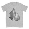 T-shirt Grafica Stampata Gandalf spinge Gollum in un carrello della spesa Per Unisex Il Signore degli Anelli T-shirt in Cotone Manica Corta