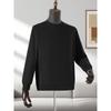Men's Autumn 320g Round Neck Embroidered Hoodie with Korean Style Print Logo