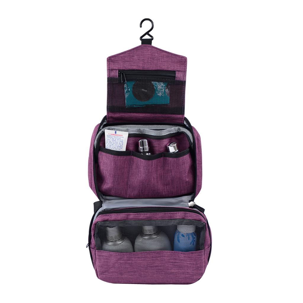 Portable Cosmetic Bag Hanging Toiletries Storage Bag Large Capacity Hook Simple Multi-Functional Travel Storage Bag