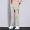 Chaolun cloth new quick-drying ice silk casual pants men's light business senior sense daily slim-fitting men's casual pants