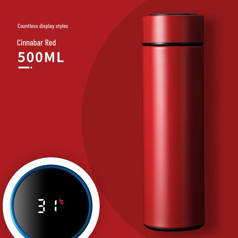 Luxury Smart Temperature Display Insulated Stainless Steel Cup - 316 Creative Design, Ideal Gift.