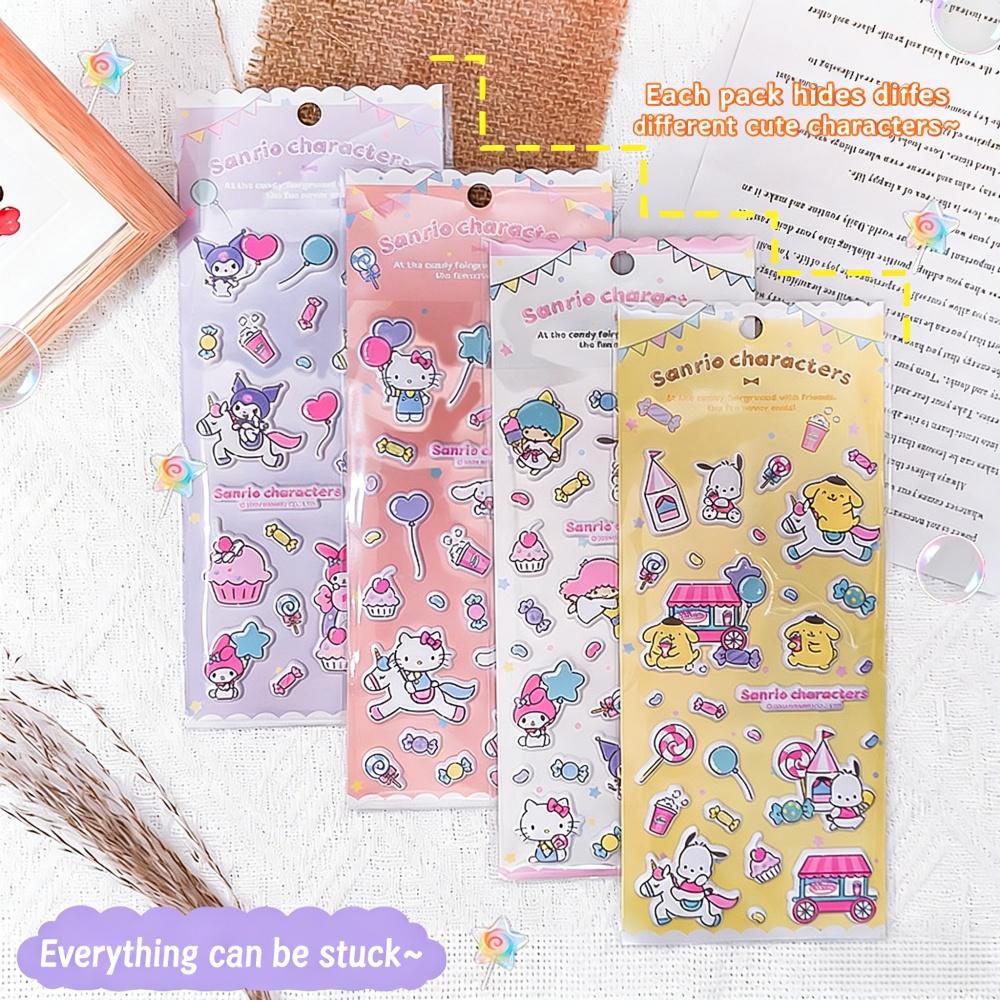 

Genuine Animation Design Sanrio Amusement Park Collection Line Foam Decals, Kids Present & Stationery Decoration (As shown-11696)-