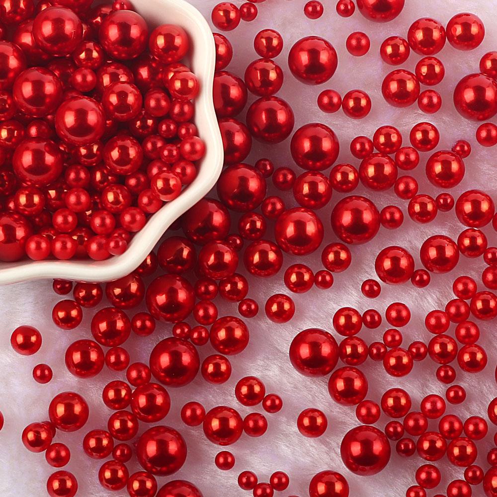 3-10mm 10g No Hole ABS Imitation Pearl Bead Round Plastic Acrylic Spacer Bead for DIY Jewelry Making Findings