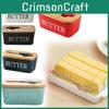 Elegant Rectangular Ceramic Butter Dish With Lid For Effective Food Storage In Modern Dining
