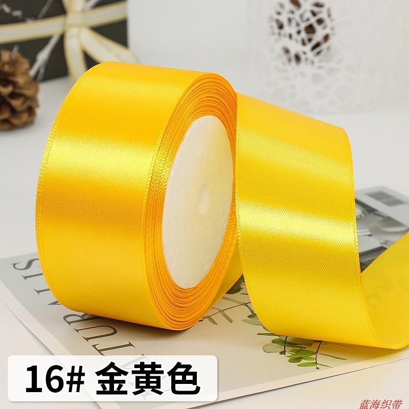 25Yards/Roll 40mm Silk Satin Ribbons for Clothing Satin Fabric Crafts Bow Handmade Gift Wrap Party Wedding DIY Decorative