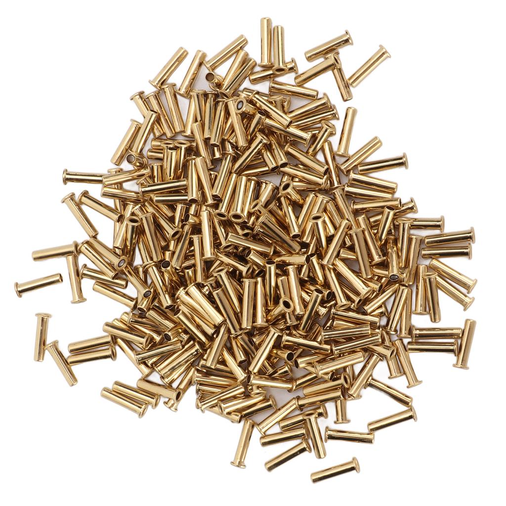 500Pcs Hollow Rivet Brass Decorative Through Hole Excellent Corrosion Resistance Copper   Eye Buckles