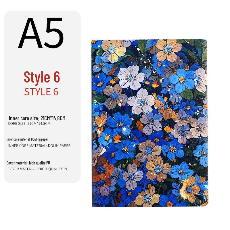

Exclusive A5 Rose Floral Oil Painting Notebook