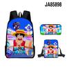 3D-Spiel Blox Fruits Schultasche Rucksack Umhängetasche Federmäppchen Rucksack Dreiteiliges Set