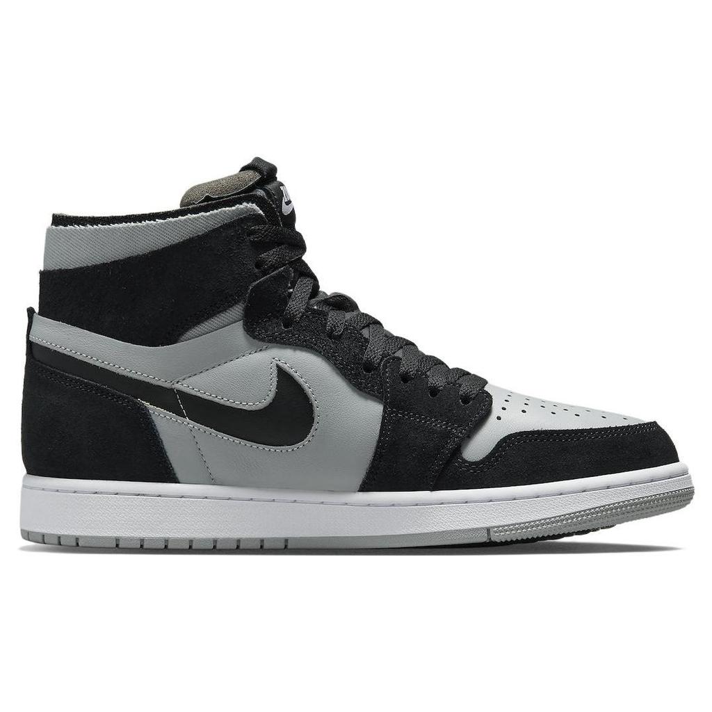 Air Jordan 1 Zoom CMFT Siyah Açık Duman Gri Erkek Spor Ayakkabı Beyaz CT0978-001