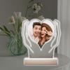 LED Picture Frame With Unique Couple Photo Bedsides Lamp For Bedroom Decoration Valentine's Day Gift