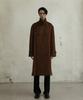 Fillchic Lambwool Officer Coat (Brown)
