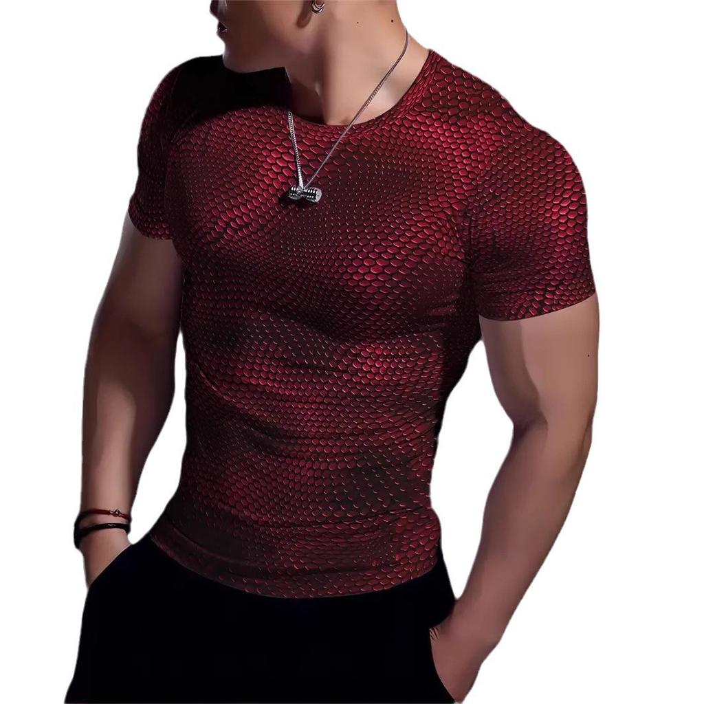 Fashion 3D Print Men Short Sleeve Round Neck T-Shirt Plus Size Tee Summer Casual Tshirts